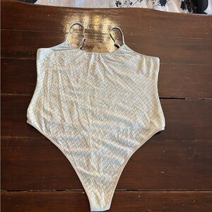 SKIMS Cream Logo bodysuit size 2X